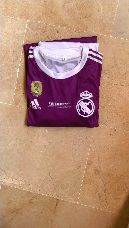real madrid away 2016 shirt